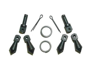 Metalab Black Jingle Bobs, Key RingSand Pins