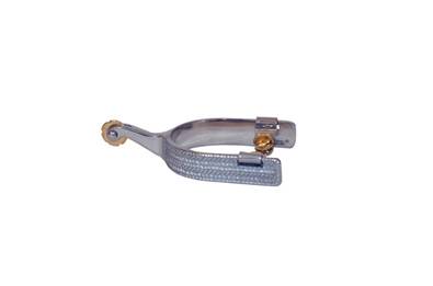Metalab Stainless Steel Spurs, Rope Design