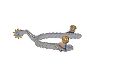 Metalab Ladies Stainless Steel Roping Spur Twisted Wire Band