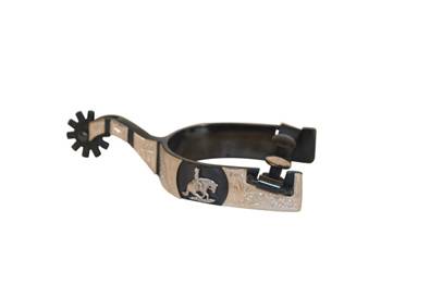 Metalab Black Satin Reining Spurs