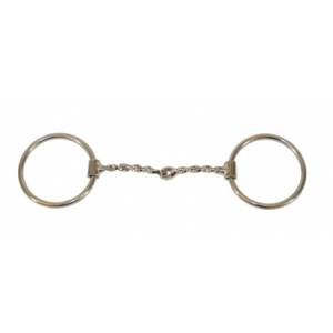 Metalab Twisted Stainless Steel Snaffle Bit