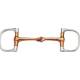 Sta-Brite Dee Ring Snaffle with  Copper Mouth