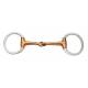 Sta-Brite Eggbut Snaffle Bit with  Copper Mouth