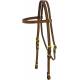 Saddlesmith Of Texas Headstall with Brass Hardware
