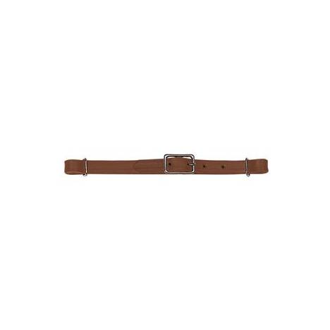 Weaver Horizons Straight Leather Curb Strap
