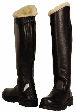 fleece lined riding boots