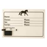 Roma Plastic Name Plate Set With Pen