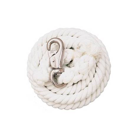 Weaver Cotton Lead Rope with Nickel Plated Bull Snap