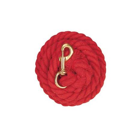 Weaver Solid Color Cotton Lead Rope with Brass Snap