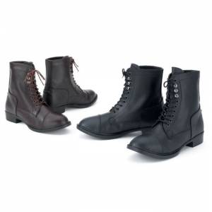 Millstone Ladies Synthetic Lace Paddock Boots - Black - 6.5