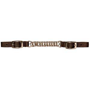 Weaver Nylon Curb Strap with Flat Link Chain