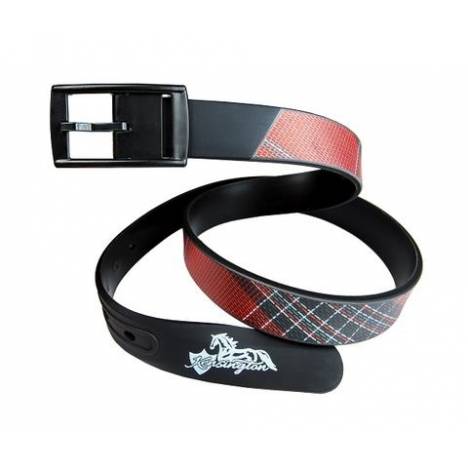 Kensington Plaid Rubber Belt