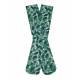 Lettia Palm Leaf Nylon Spandex Boot Sock