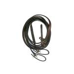 Millers Harness Round Driving Lines - Chrome - Pony