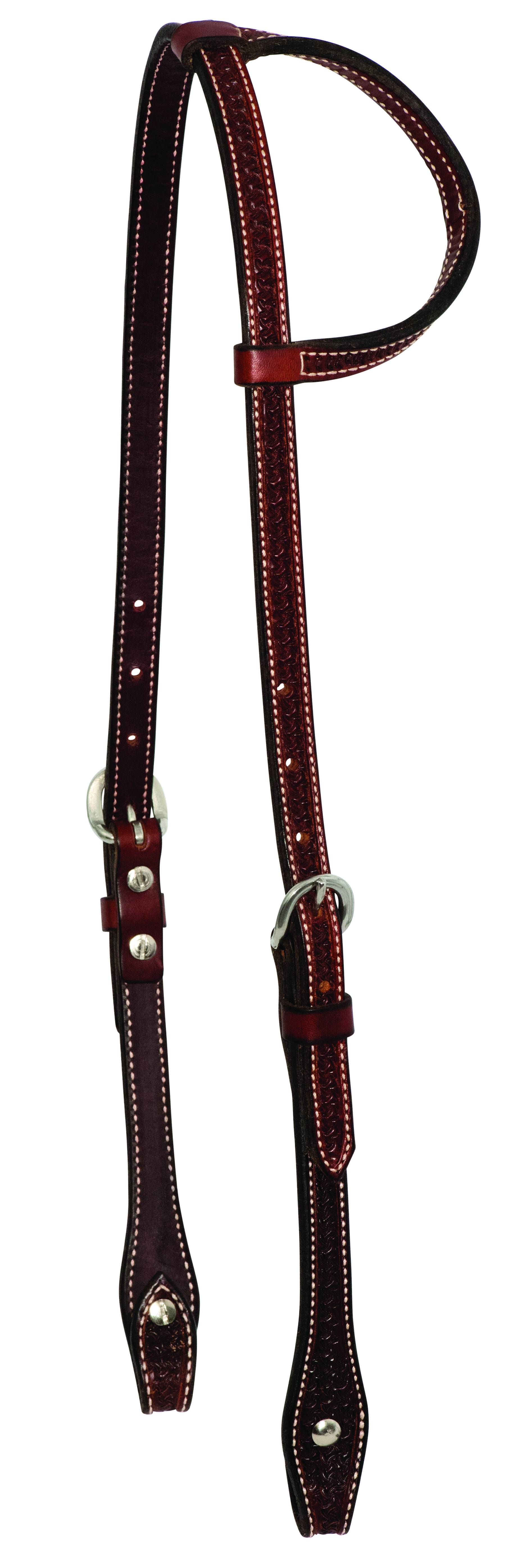 Wildfire Saddlery Leather Spider Stamp Single Ear Headstall