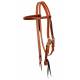 Wildfire Saddlery Twisted & Tied Leather Browband Headstall