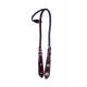 Wildfire Saddlery Leather Single Ear Bell Cheek With Conchos On Headstall