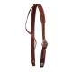 Wildfire Saddlery Leather Spider Stamped Slip Ear Headstall With Wyoming Buckle