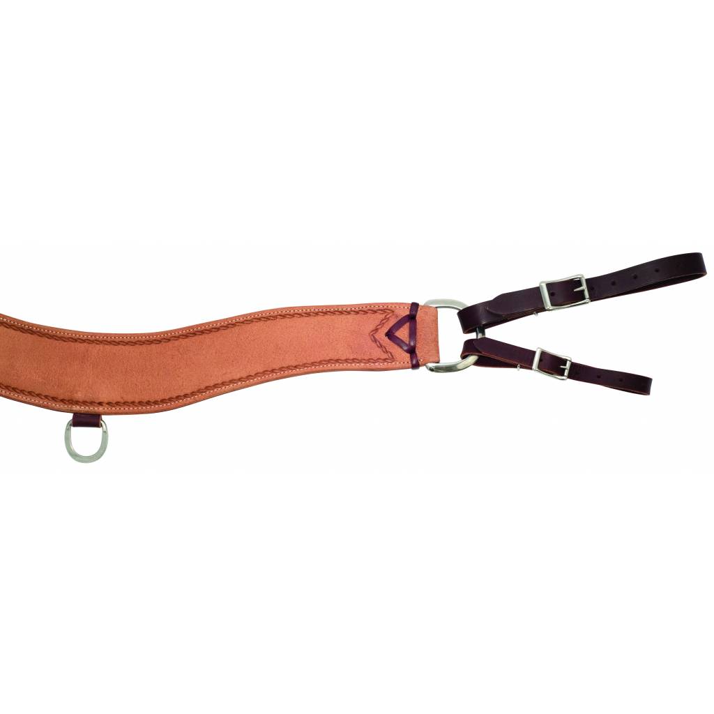 Wildfire Saddlery Leather Rough Out One Piece Breast Collar