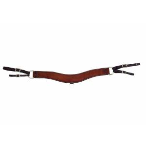 Wildfire Saddlery Leather Rough Out One Piece  Breast Collar
