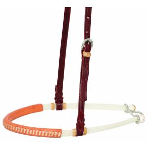 Wildfire Saddlery Leather Covered Double Rope Noseband