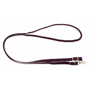 Wildfire Saddlery 5 Plait Leather Roping Reins