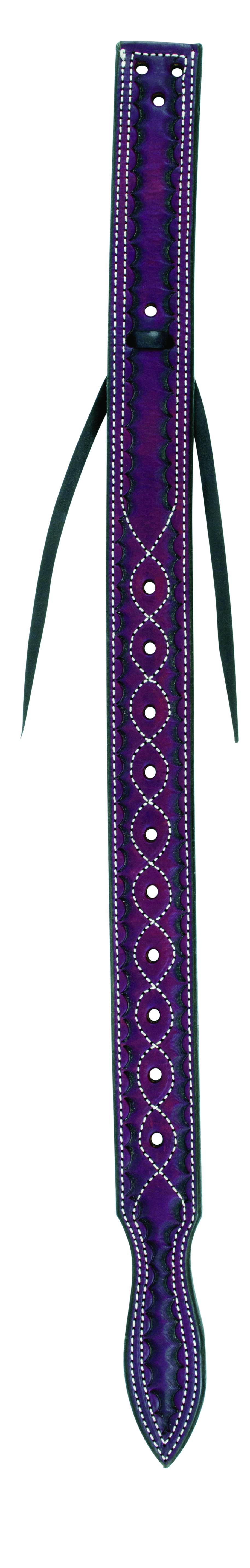 Wildfire Saddlery Leather Stamped Flank Billet
