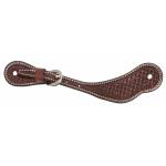 Wildfire Saddlery Youth Leather Spider Stamp Cowboy Spur Straps