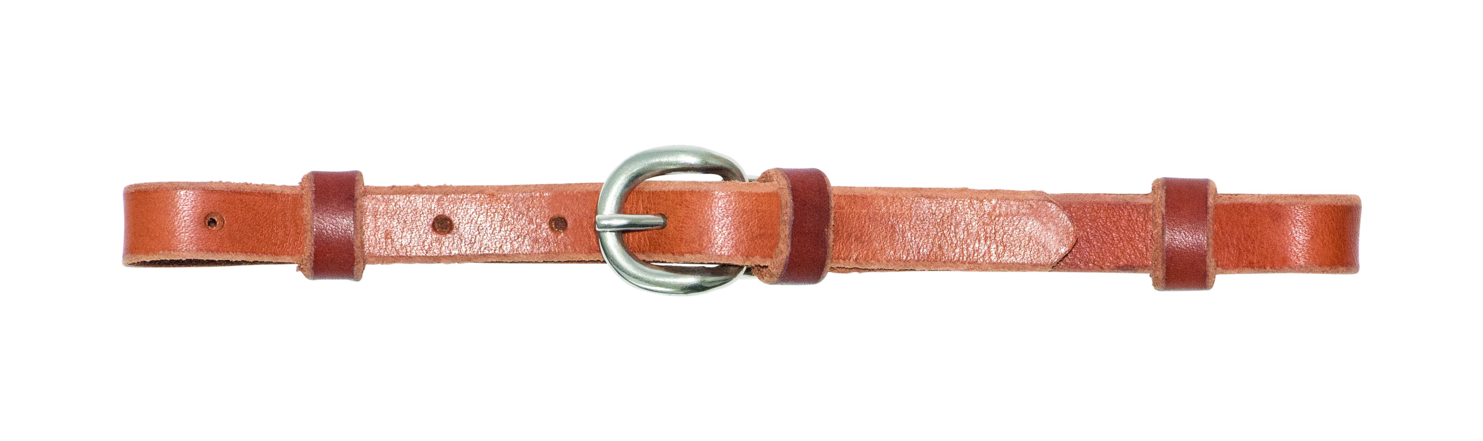 Wildfire Saddlery Harness Leather Curb Strap With Stainless Steel Buckle