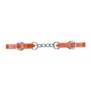 Wildfire Saddlery Harness Leather Chain Curb Strap
