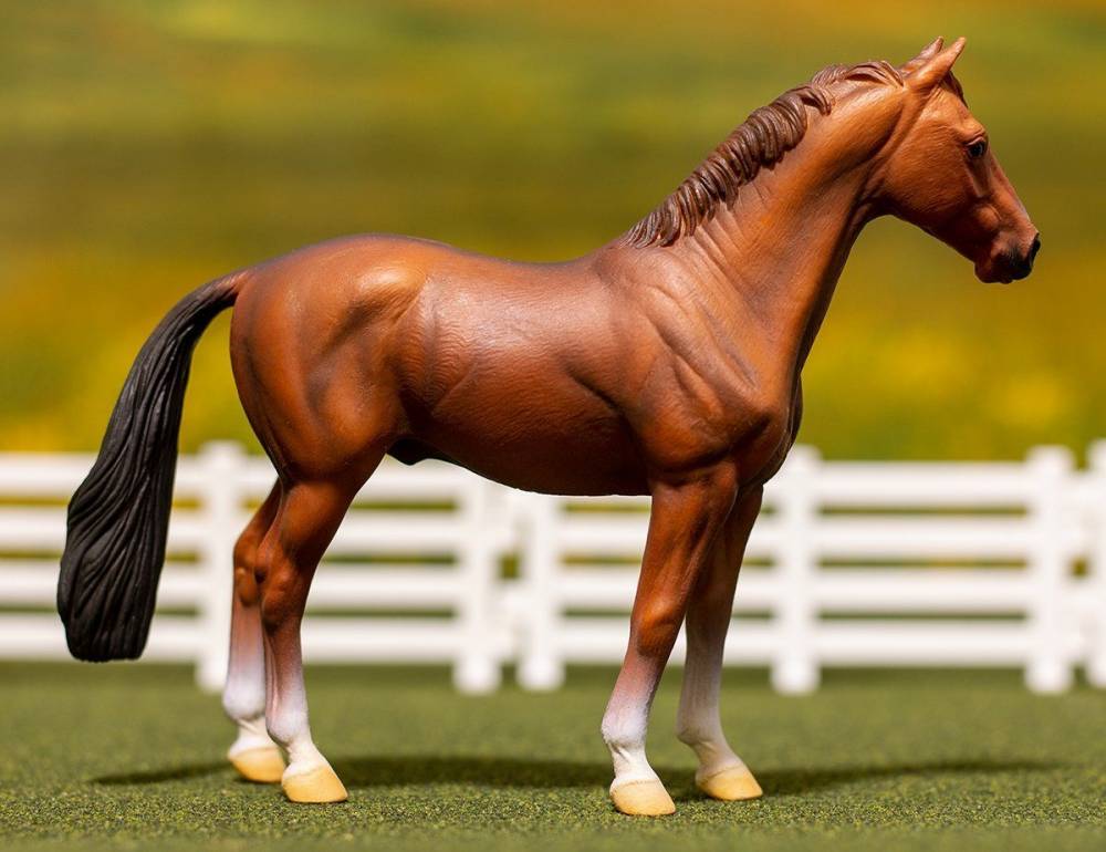 Breyer by CollectA Chestnut Hanoverian Stallion HorseLoverZ