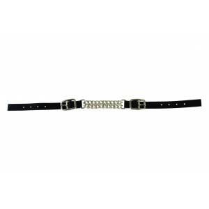 Western Poly Curb Strap with Double Chain