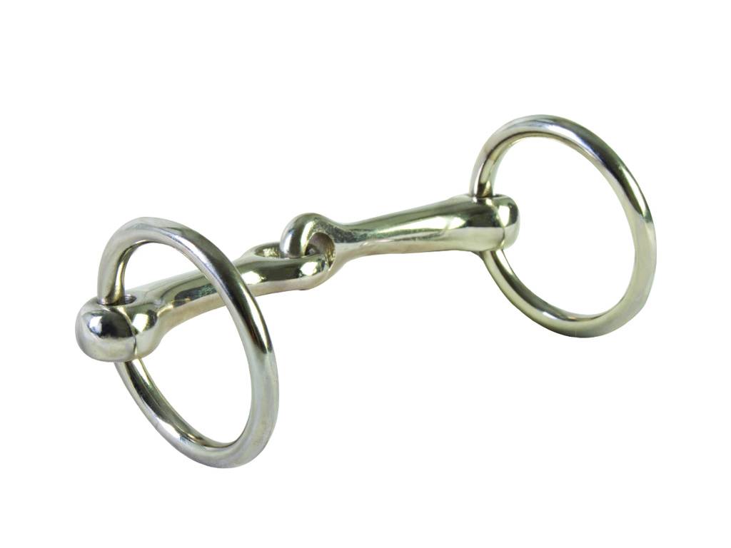 Western NP Snaffle O-Ring Bit