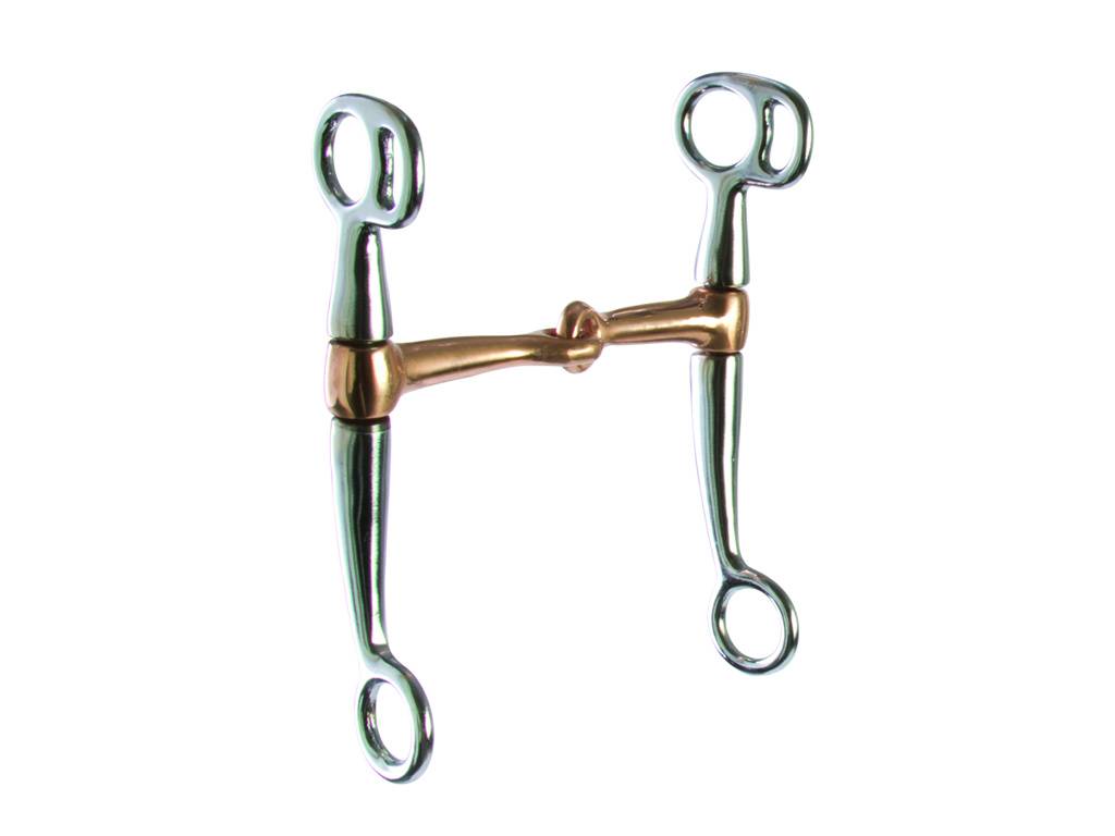 Western CP Copper Snaffle Tom Thumb Bit