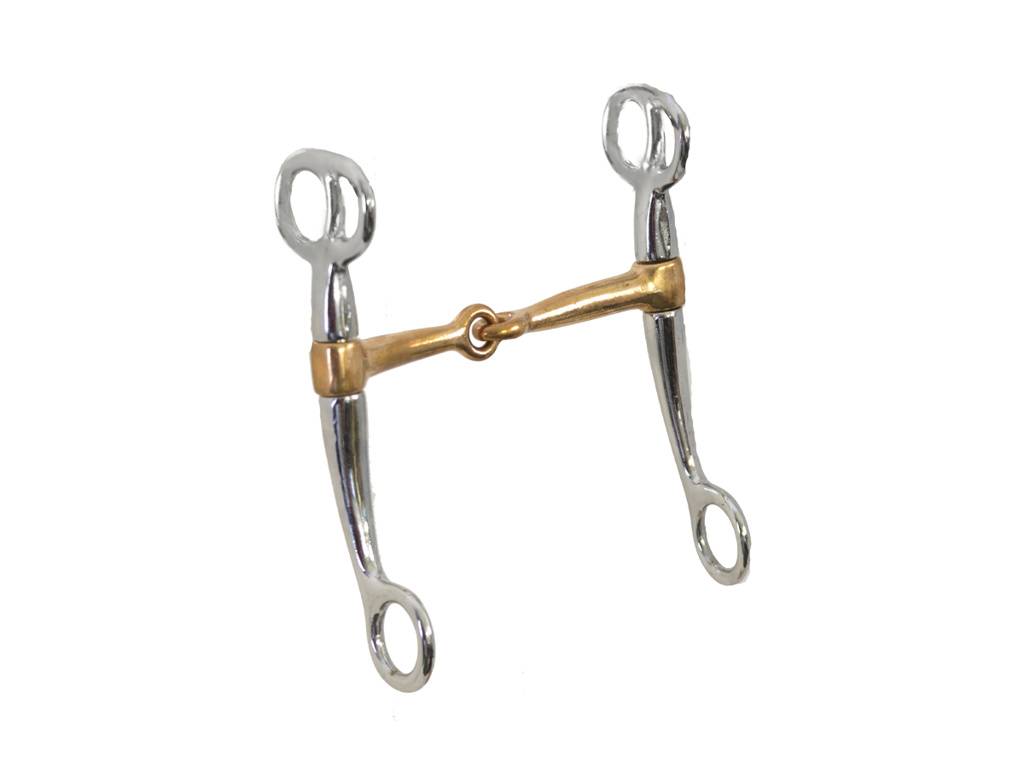 Western CP Copper Snaffle Tom Thumb Bit