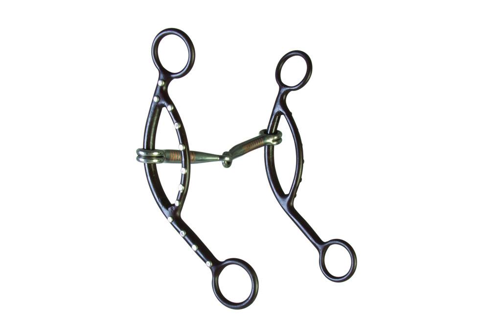 Westen AT Dot Snaffle Long Sliding Gag Bit