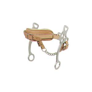 Western CP Fleece Lined Hackamore with Curb Strap