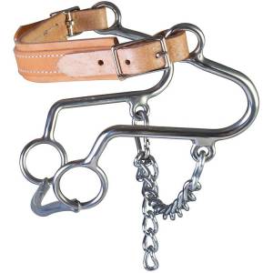 Western Leather Nose Little S Hackamore