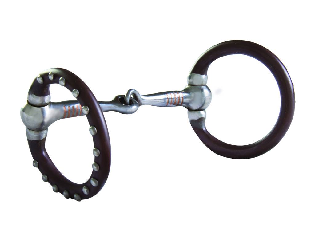 Westen AT Dot Snaffle O-Ring Bit