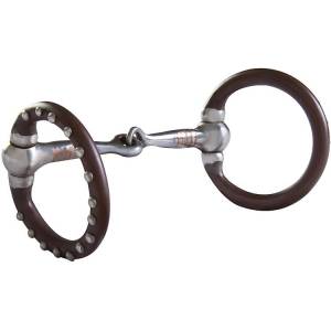 Westen AT Dot Snaffle O-Ring Bit