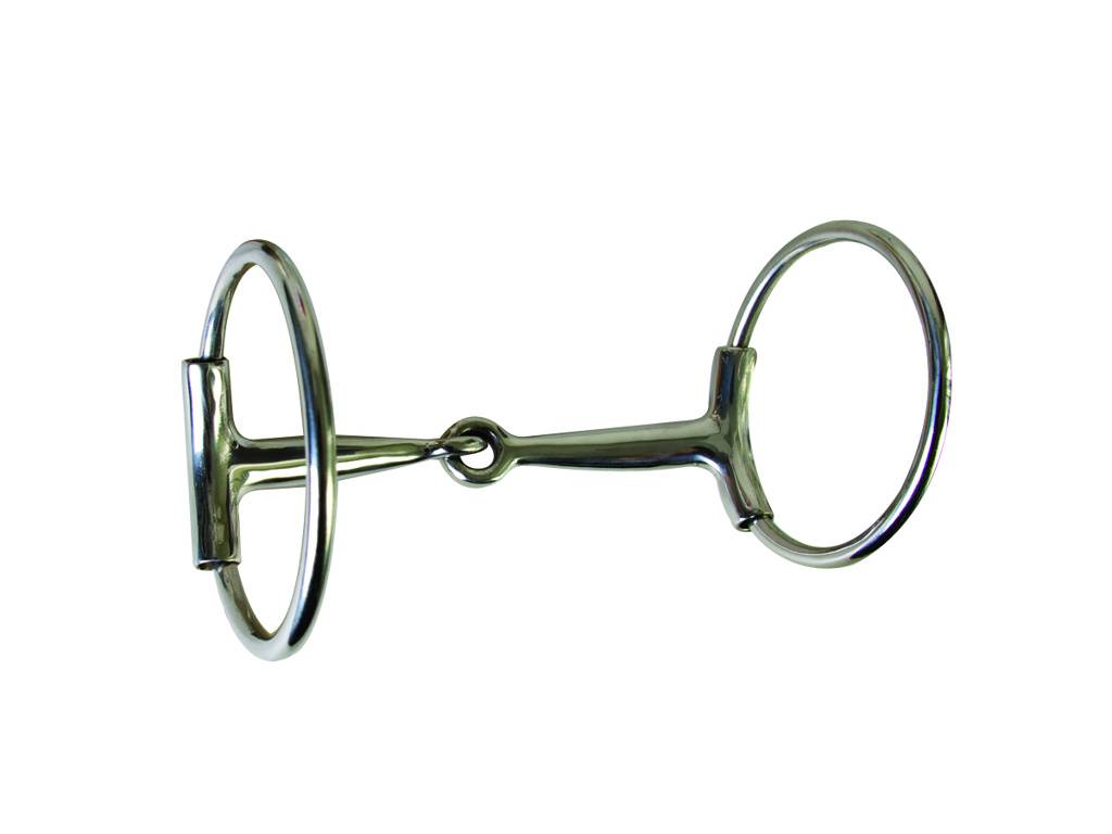 Western Pinchless Snaffle O-Ring Bit