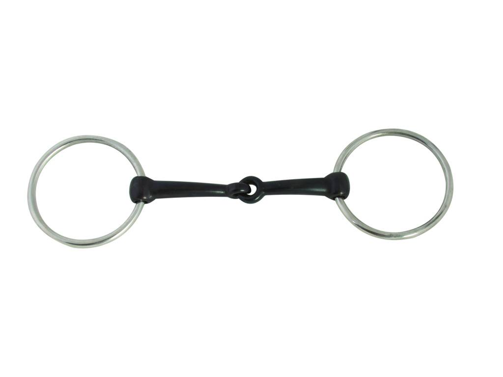 Western SS Sweet Iron Snaffle O-Ring Bit