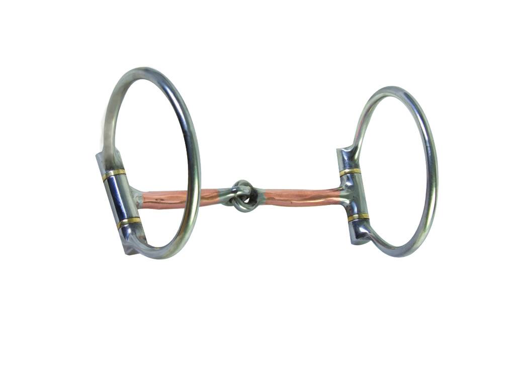 Western Sweet Iron D-Ring Snaffle Bit