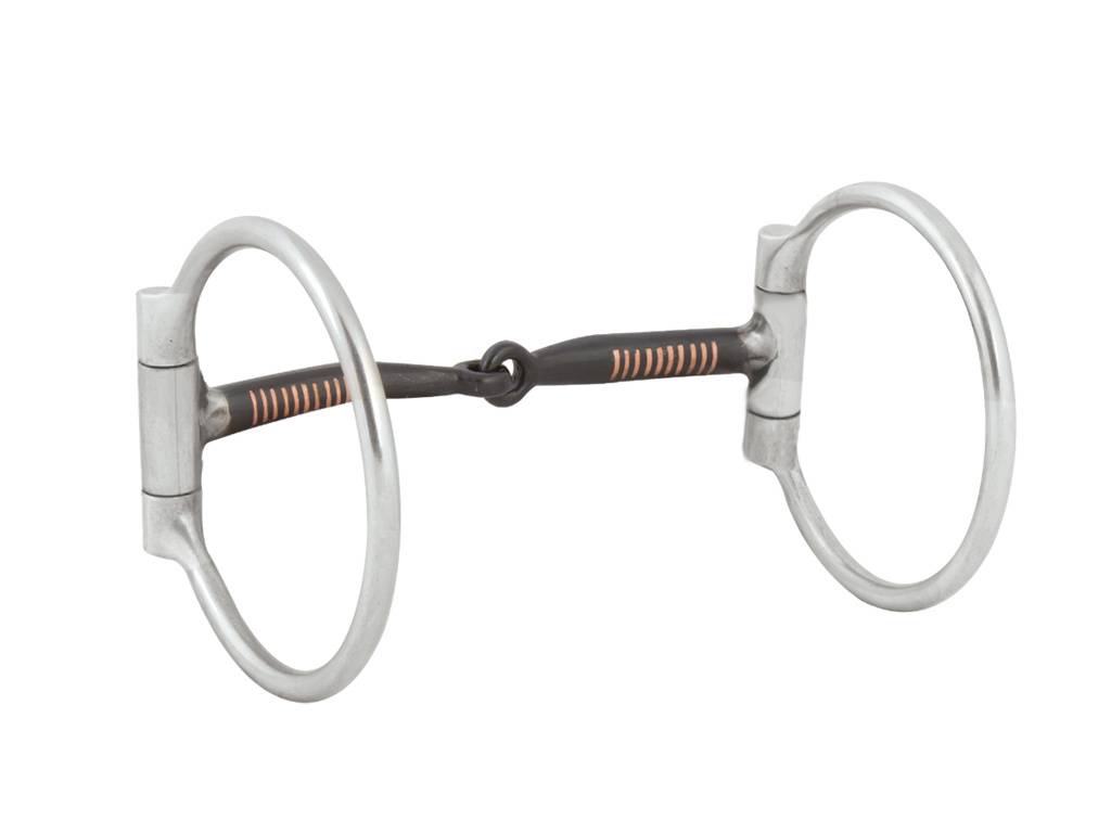 Western SS Sweet Iron Snaffle D-Ring Bit