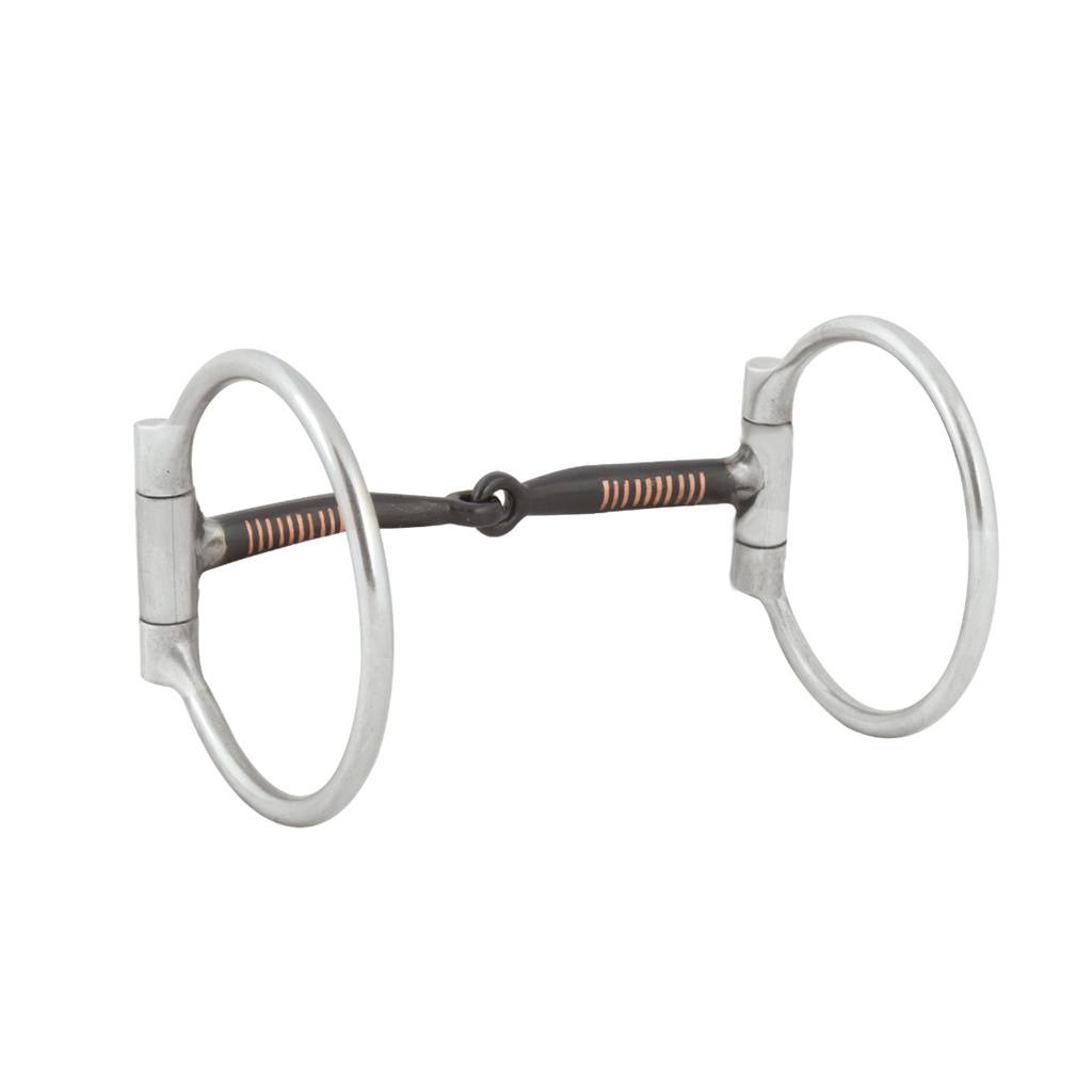 Western SS Sweet Iron Snaffle D-Ring Bit