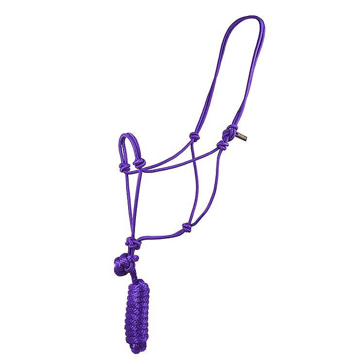 Basic Poly Braided Rope Halter with Lead