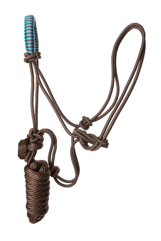 Basic Braided Rope Nose Poly Rope Halter with Lead