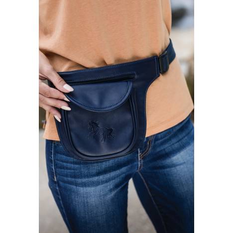 Kelley Two Pocket Fanny Pack - Debossed Gallop Horse