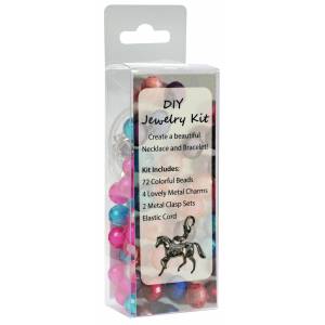 DIY Horse Charm & Bead Bracelet and Necklace Kit