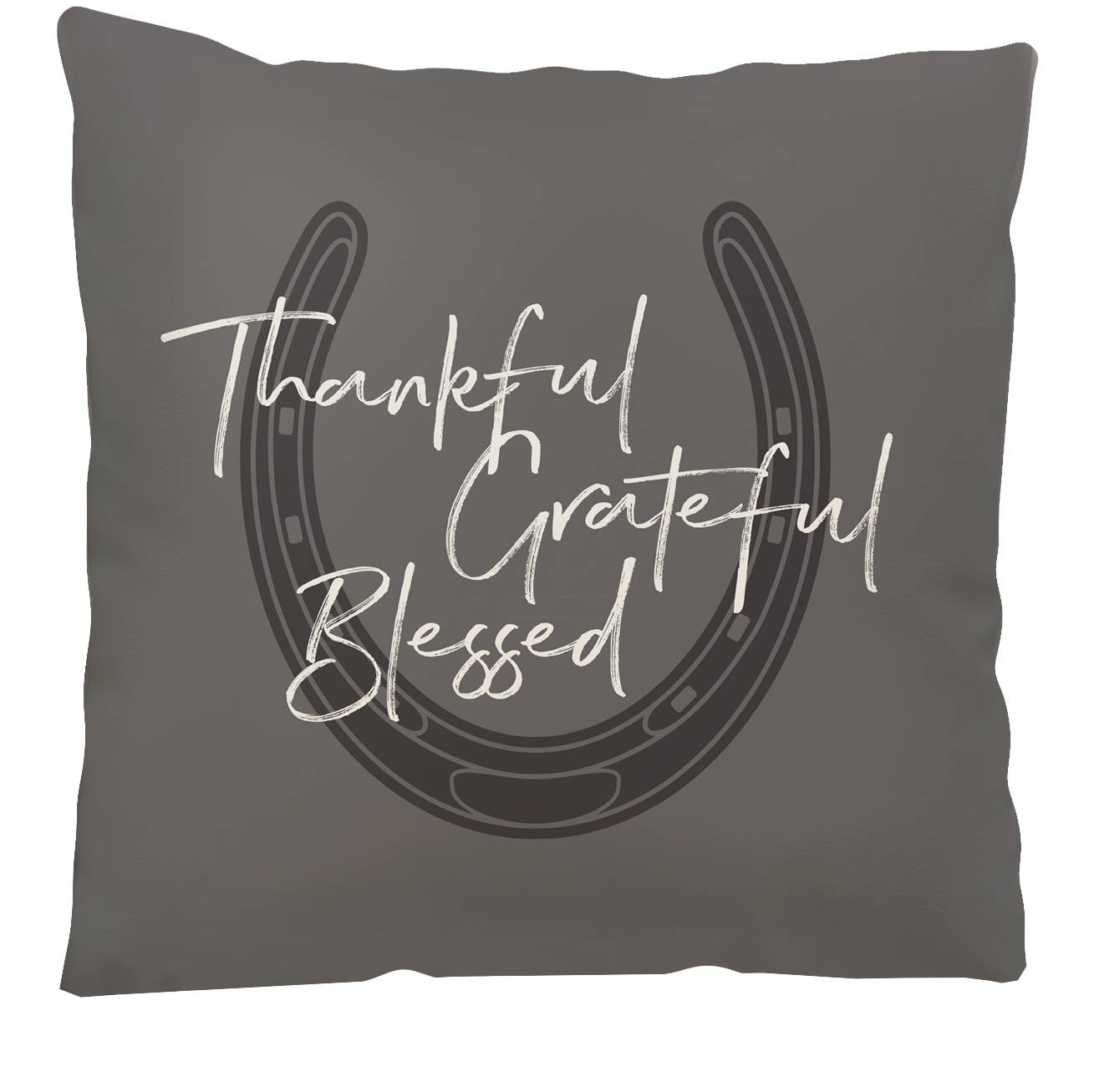 Kelley "Thankful Grateful Blessed" Throw Pillow